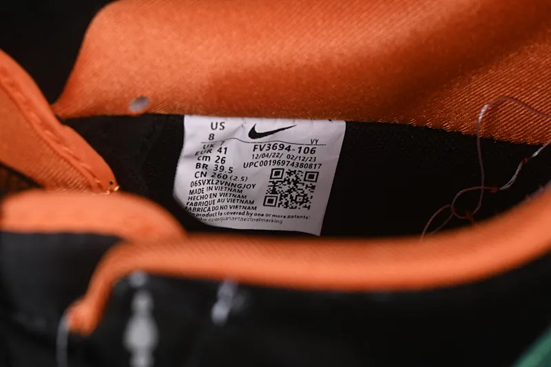 All Categories Nk Air Force 1 Air Force Series Nk Air Force 1 Low Air Force Low Nike Air Force 1'07 Low Black Green Orange Shadow Air Force One Low Casual Shoes FV3694-106